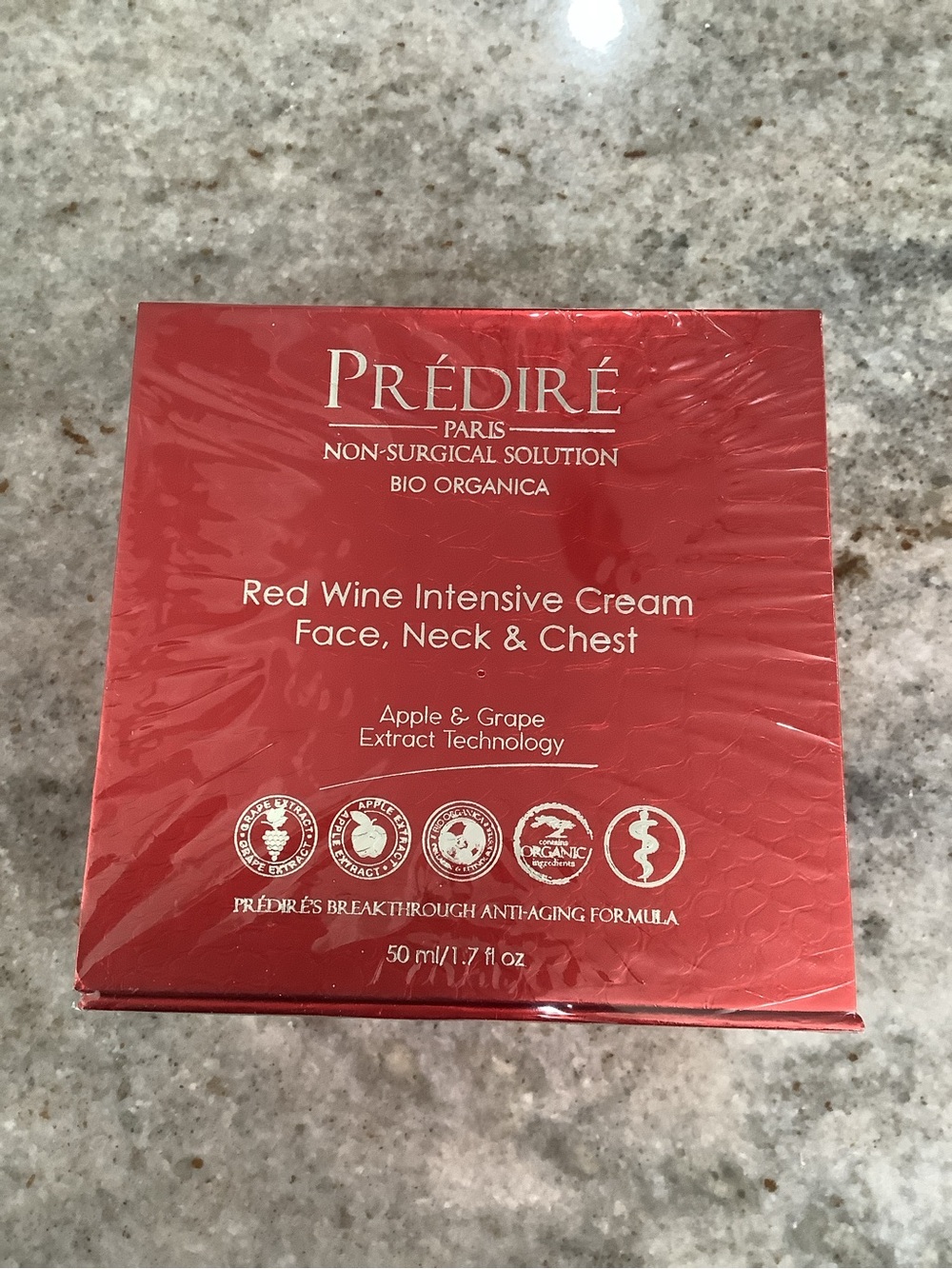 Red Wine Intensive Cream for Face, Neck & Chest - Red
